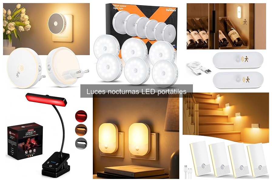 Comparativa de luces nocturnas LED portátiles: Mejores marcas