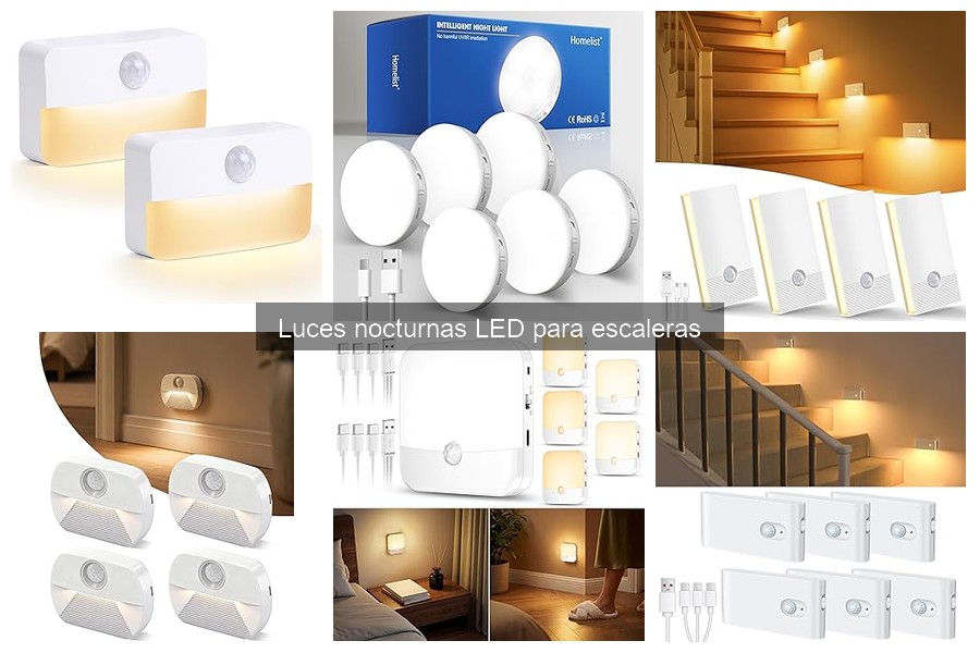 Comparativa de precios luces nocturnas LED para escaleras