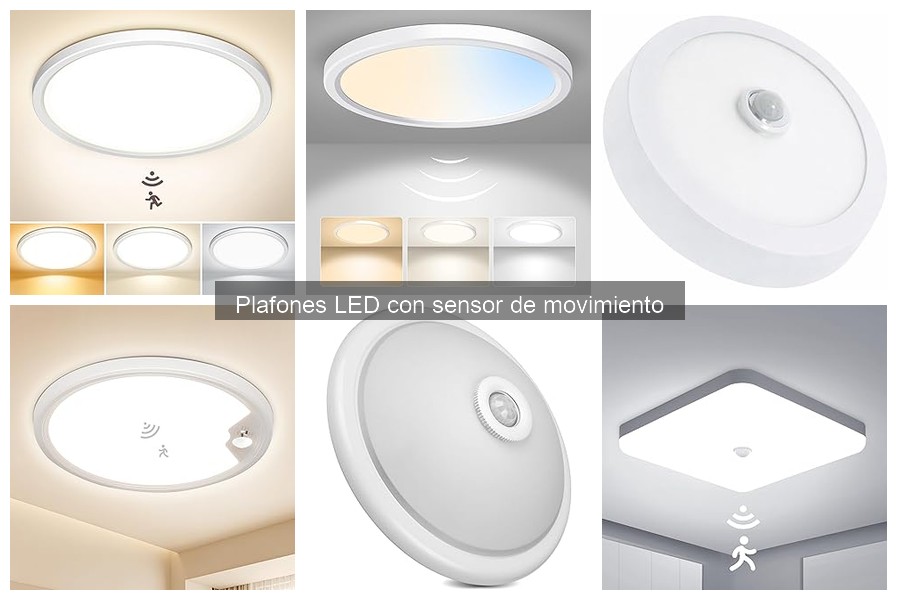 Comparativa de Sensores en Plafones LED con Movimiento