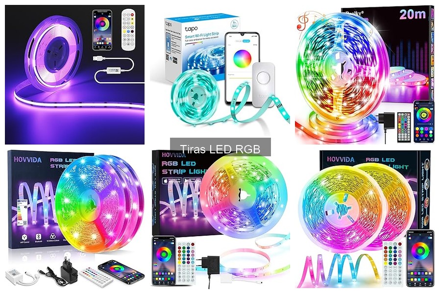 Comparativa de Tiras LED RGB: OULARA, Macchiatto y HOVVIDA