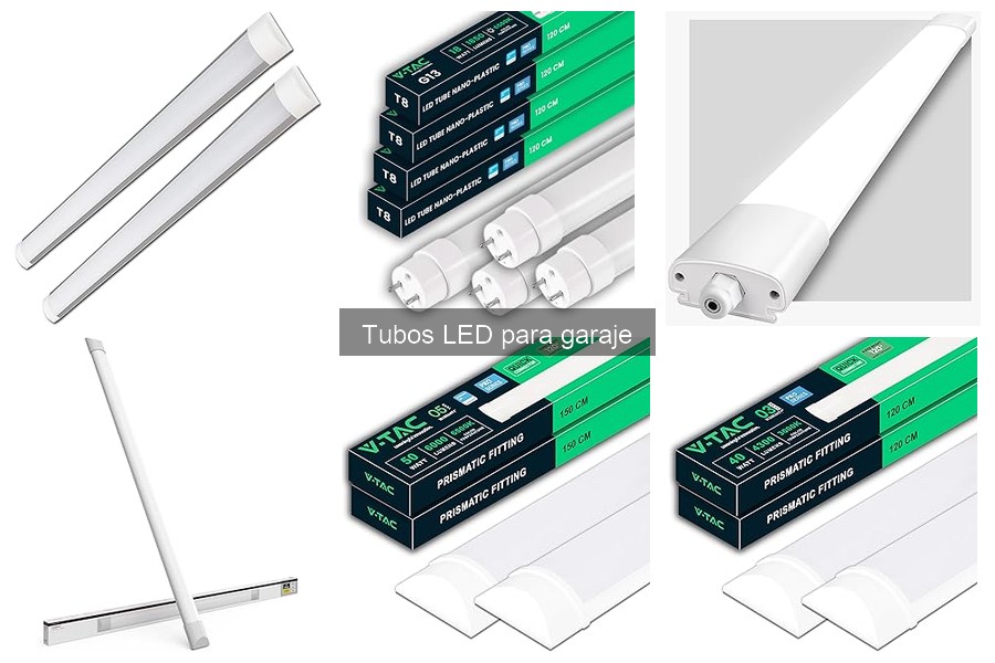 Comparativa de tubos LED y fluorescentes para garaje