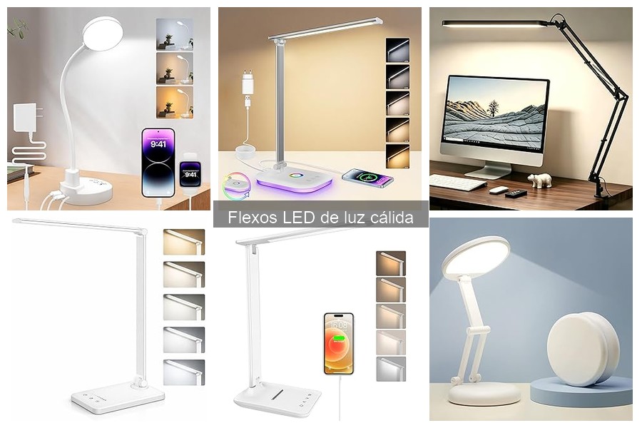 Comparativa: Flexos LED de luz cálida vs. otras tecnologías