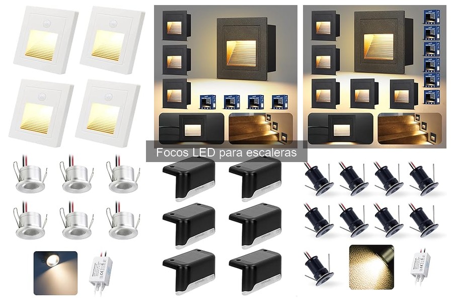 Comparativa: Focos LED vs. Halógenos para Escaleras