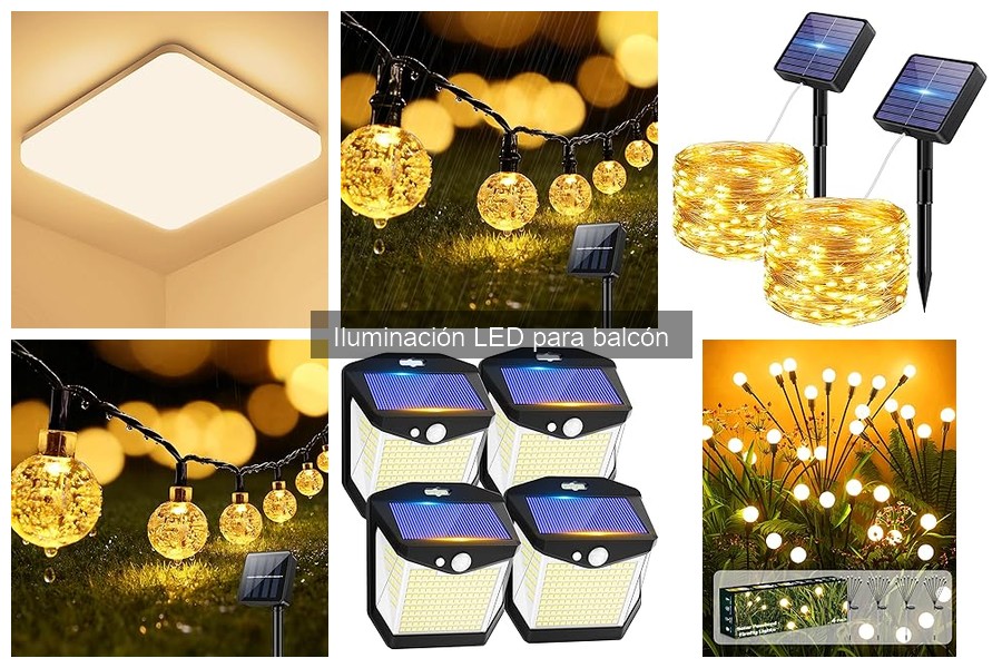 Comparativa: Iluminación LED vs Convencional para Balcón