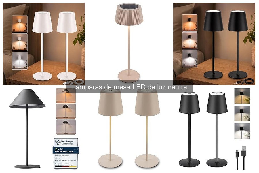 Comparativa: Lámparas de mesa LED vs. Incandescentes