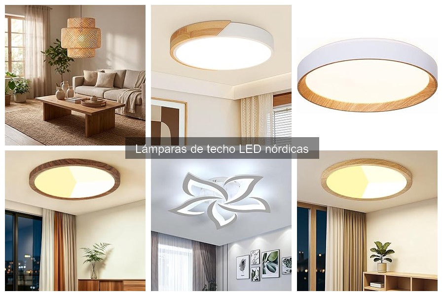 Comparativa: Lámparas de Techo LED Nórdicas vs. Tradicionales