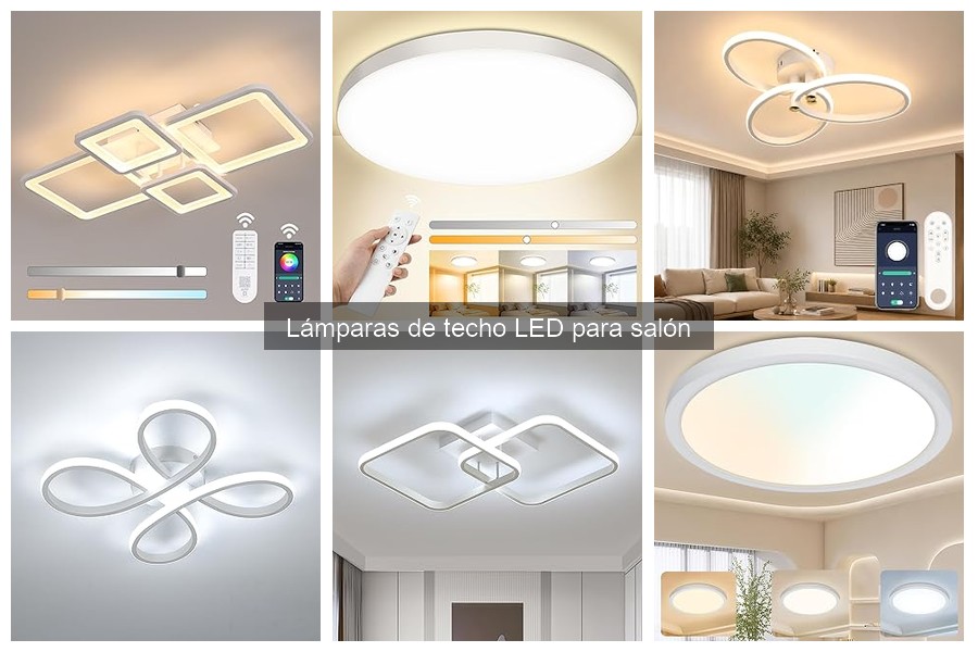 Comparativa: Lámparas de techo LED vs Halógenas y Fluorescentes