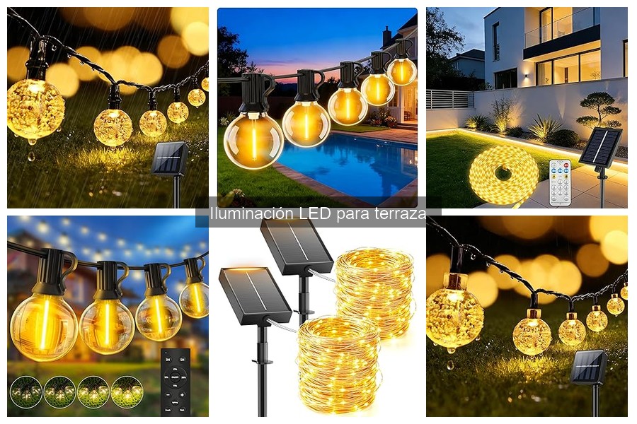 Comparativa: Luces LED vs. Tradicionales para Terraza
