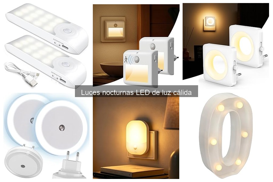 Comparativa: Luces Nocturnas LED de Luz Cálida vs Tradicionales