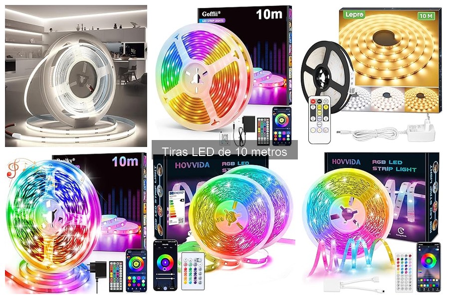 Comparativa: Tiras LED de 10 metros vs Otras Iluminaciones