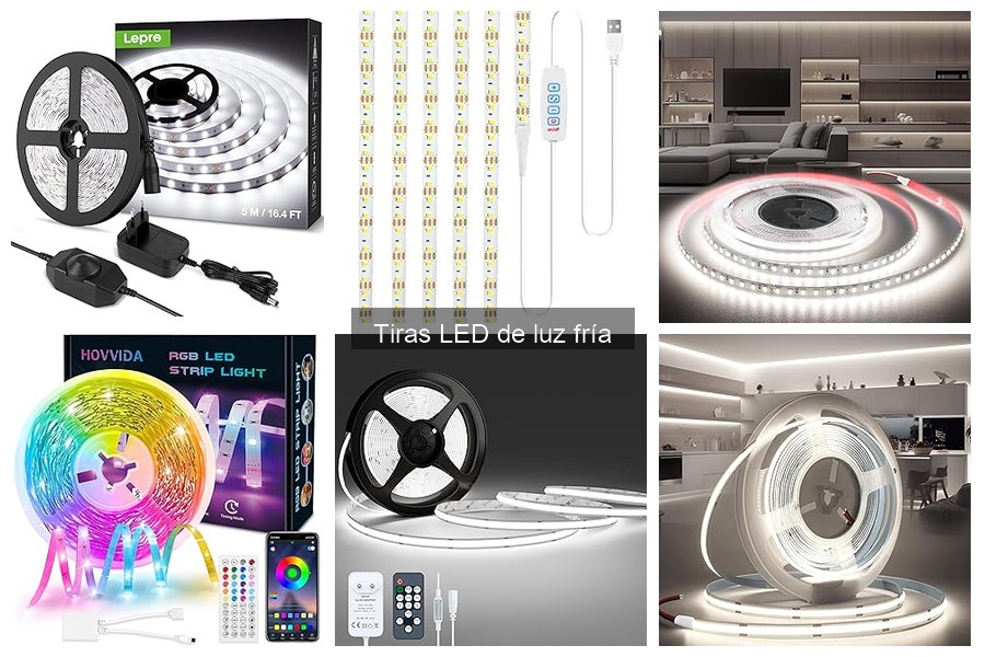 Comparativa: Tiras LED de luz fría vs. Otras Iluminaciones