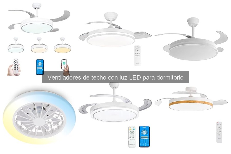 ** Comparativa Ventiladores de Techo con Luz LED vs Sin Luz