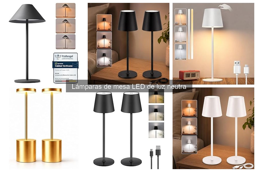Consejos para Cuidar Lámparas de Mesa LED de Luz Neutra