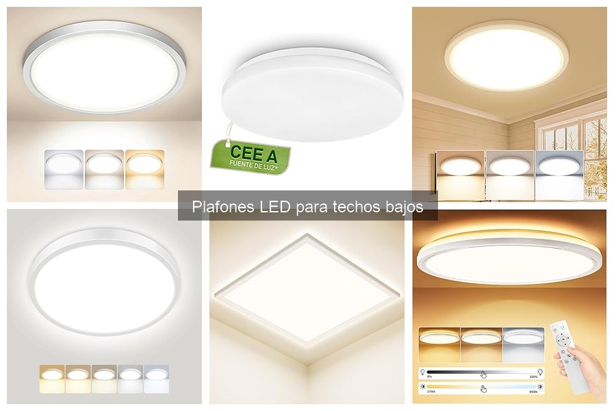 ** Consejos para Iluminar Techos Bajos con Plafones LED