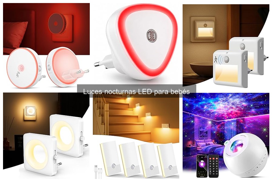 Consejos para Usar Luces Nocturnas LED en la Habitación del Bebé