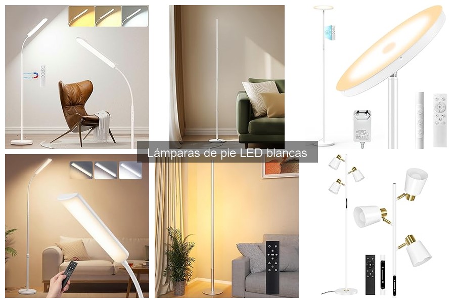 Consejos útiles para mantener lámparas de pie LED blancas