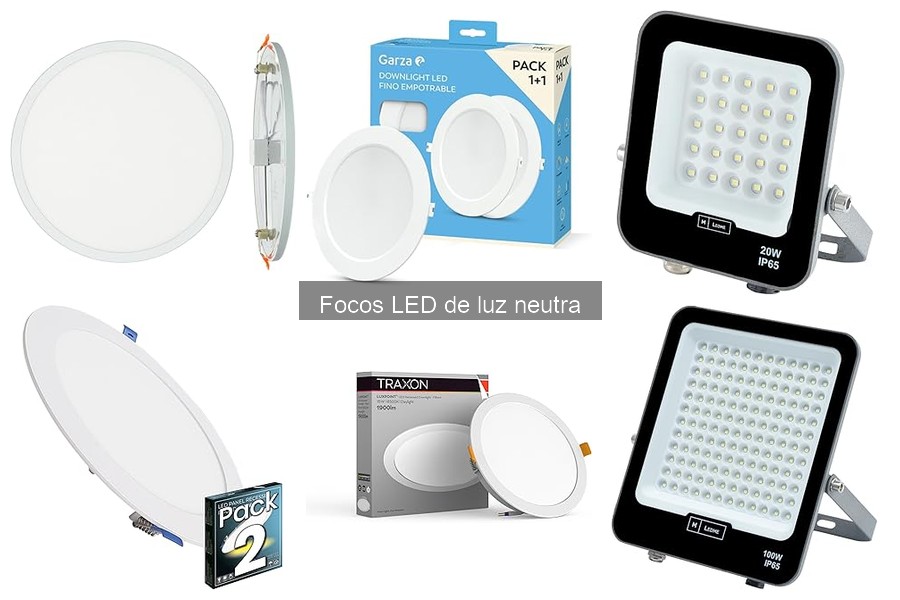 ¿Cuántos focos LED de luz neutra necesito para mi espacio?