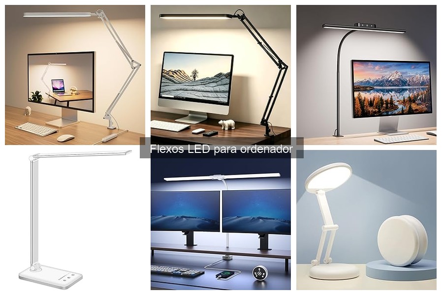 Cuidado y mantenimiento de flexos LED para ordenador