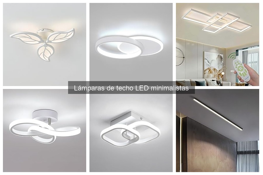 ** Cuidados y Mantenimiento de Lámparas de Techo LED Minimalistas