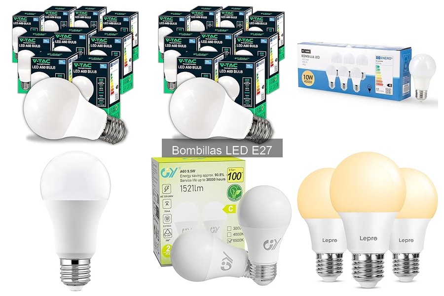 Descubre qué son las bombillas LED E27 y sus ventajas