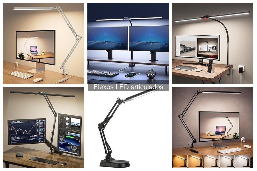 Diferencias entre Flexos LED Articulados y Tradicionales