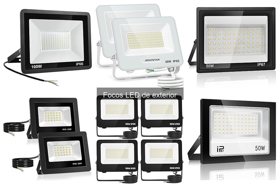 Diferencias entre Focos LED de Exterior y Halógenos