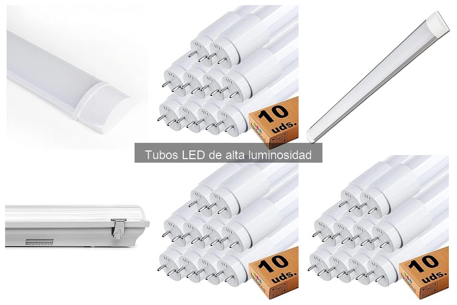 Diferencias entre tubos LED de alta luminosidad y eficiencia