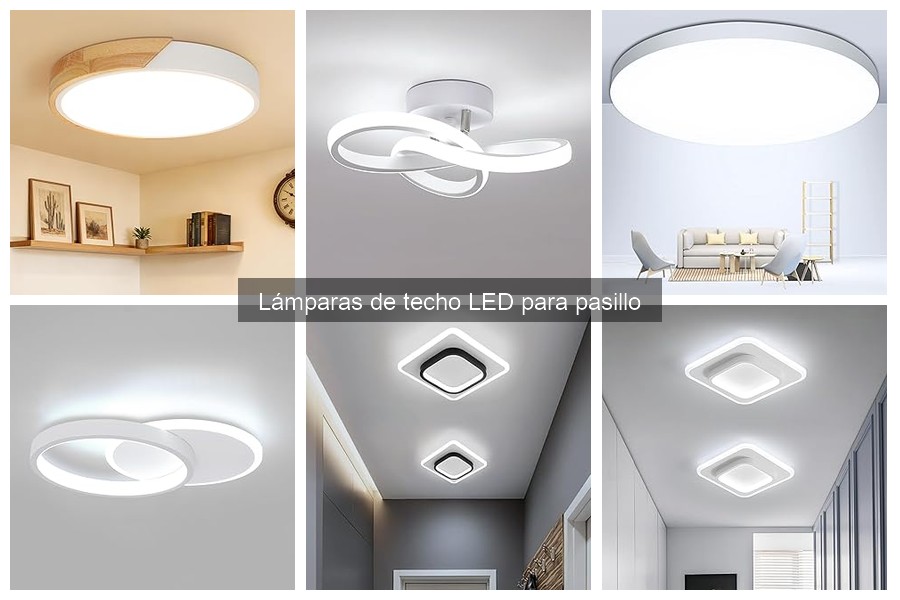 Diseño de iluminación en pasillos con lámparas LED