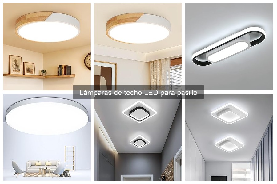 Diseño Eco-Amigable de Lámparas de Techo LED para Pasillos