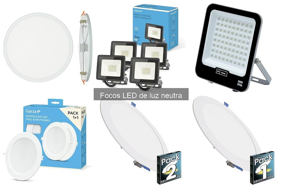 Dónde comprar focos LED de luz neutra al mejor precio