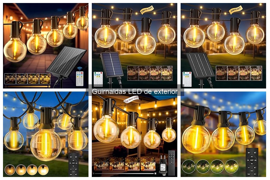 Dónde comprar guirnaldas LED de exterior: precios y opciones