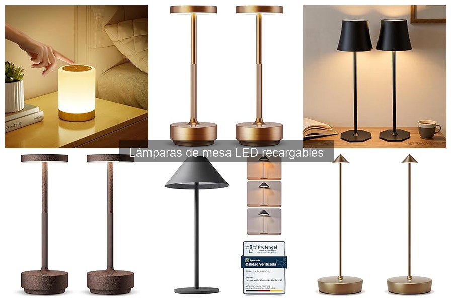 ** Dónde comprar lámparas de mesa LED recargables al mejor precio