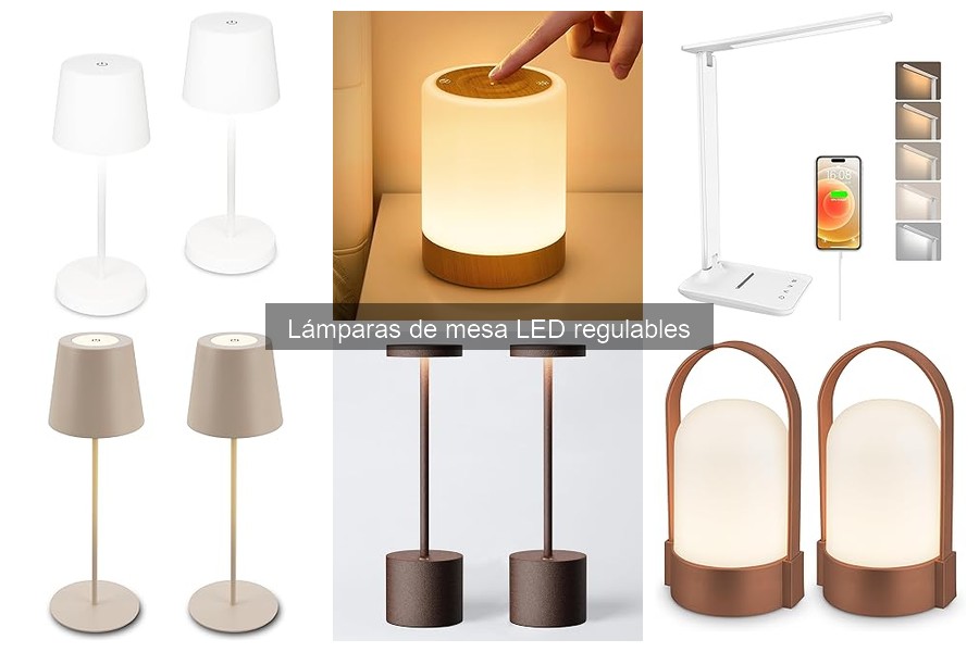 Dónde comprar lámparas de mesa LED regulables a buen precio