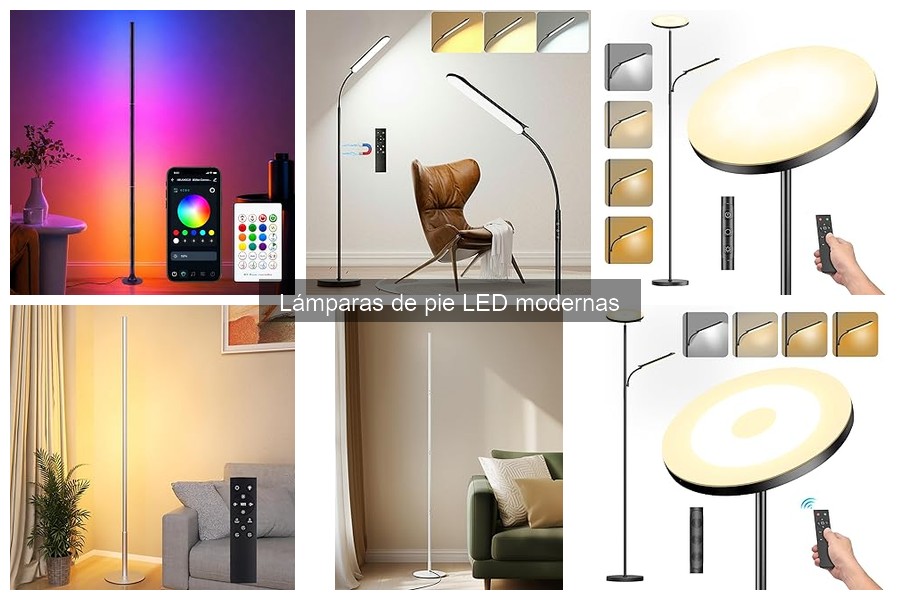 ** Dónde comprar lámparas de pie LED modernas a buen precio