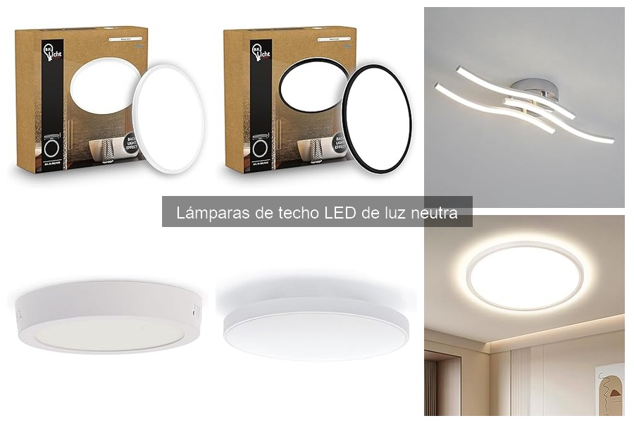 Dónde comprar lámparas de techo LED de luz neutra: guía 2023