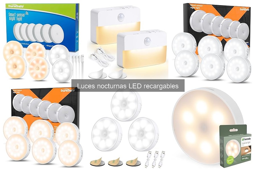 Dónde comprar luces nocturnas LED recargables: Guía completa