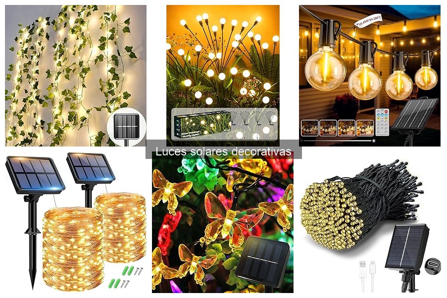 Dónde comprar luces solares decorativas a buen precio