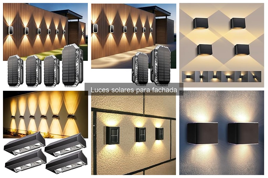 Dónde comprar luces solares para fachada con las mejores opciones