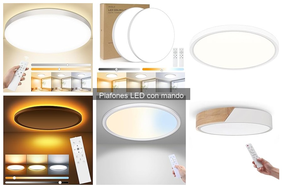 Dónde comprar plafones LED con mando al mejor precio