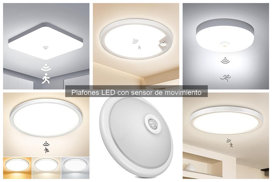 Dónde comprar plafones LED con sensor de movimiento