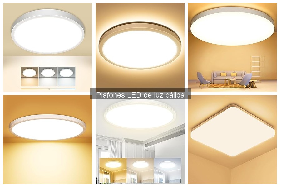 Dónde comprar plafones LED de luz cálida a buen precio