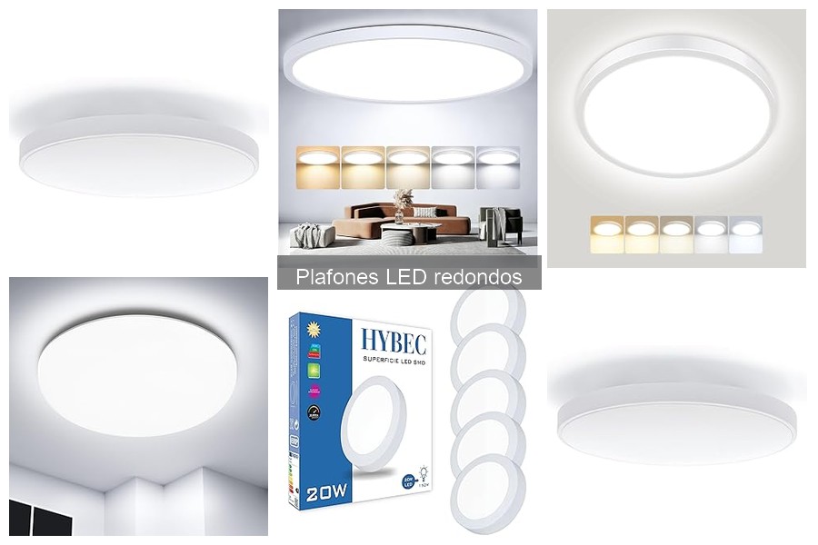 Dónde comprar plafones LED redondos baratos y en oferta