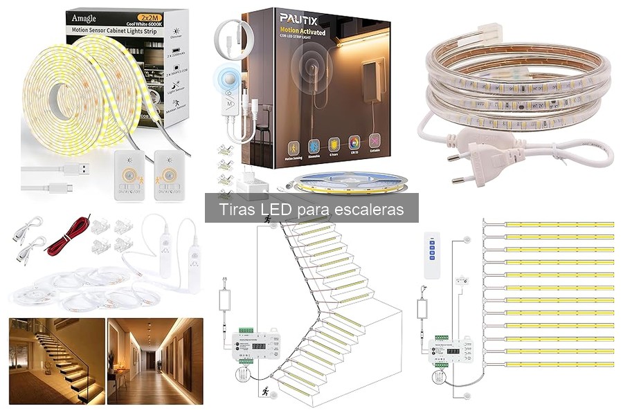 Dónde comprar tiras LED para escaleras: ¡Mejores opciones!