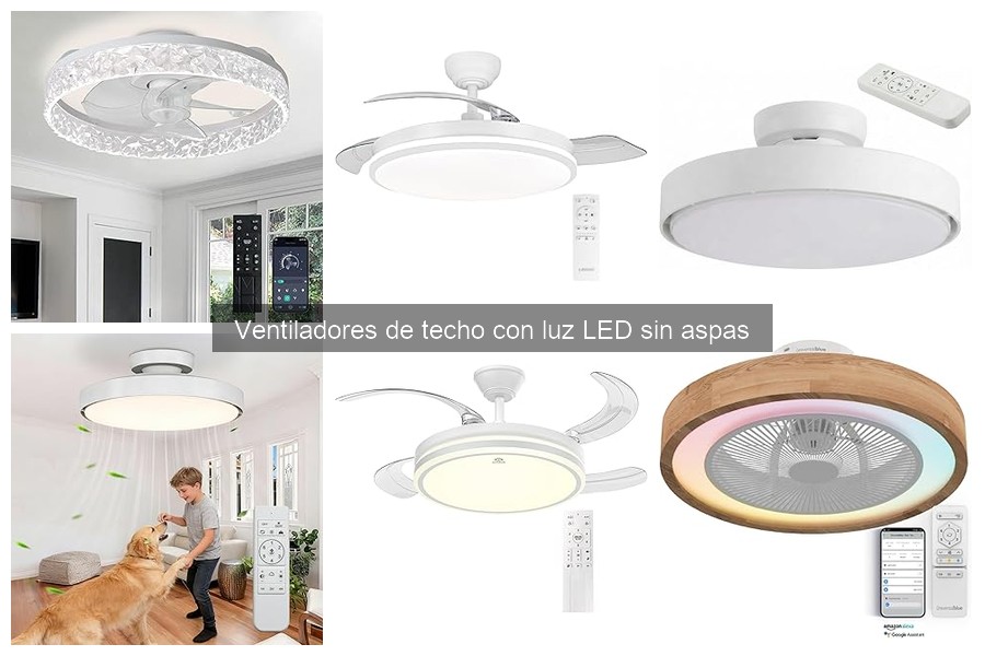 Dónde Comprar Ventiladores de Techo con Luz LED Sin Aspas