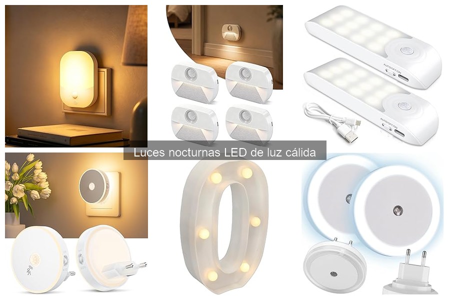 Duración de luces nocturnas LED de luz cálida: ¿Cuánto tiempo duran?