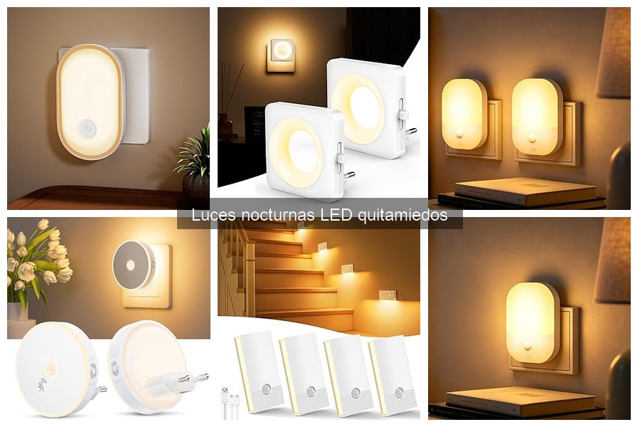 ** Efectividad de las luces nocturnas LED quitamiedos