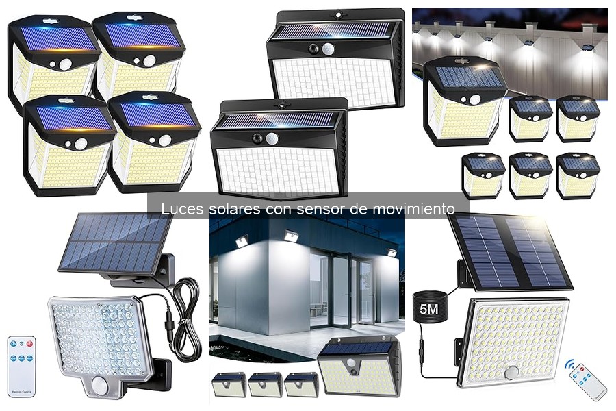 Efectividad de luces solares con sensor en diferentes climas