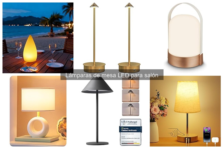 ** Eficiencia Energética de Lámparas de Mesa LED para el Salón