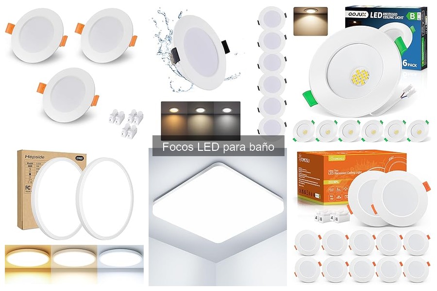 Errores comunes al elegir focos LED para baño