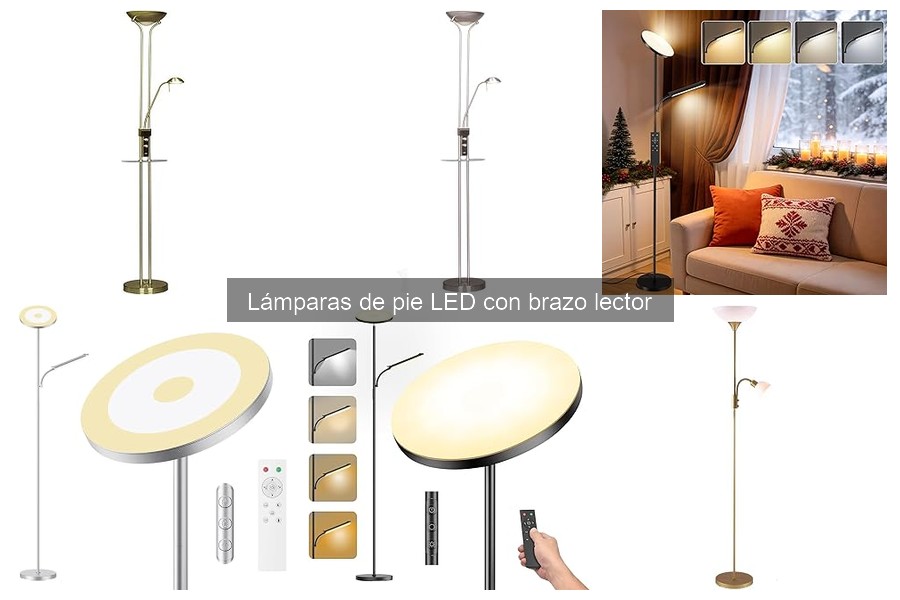 Errores comunes al elegir lámparas de pie LED con brazo lector